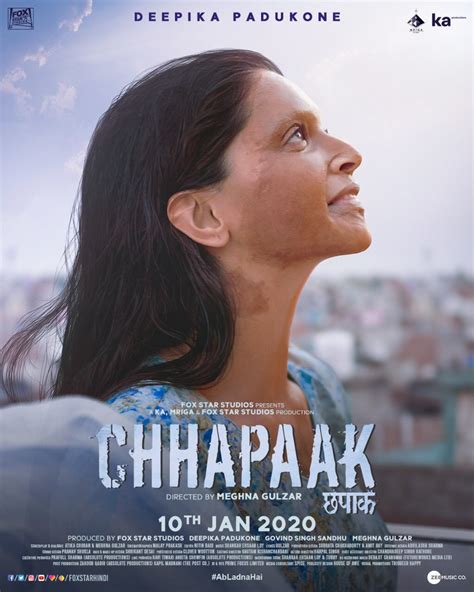 It is a 2020 Hindi Drama film directed by Meghna Gulzar. . Chhapaak full movie filmyzilla